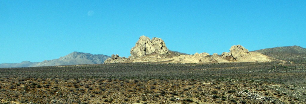 Stony outcropping in the south Sierras, taken from Freeman Canyon.