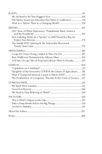 "From Outside" table of contents, page 2